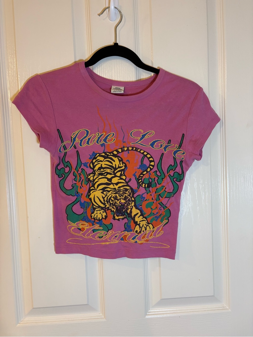 Urban Outfitters Pink Pure Love Tiger Tee